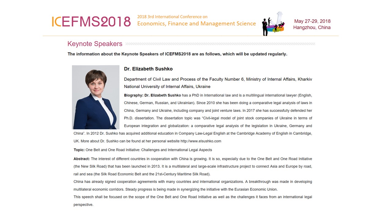 blog.elsushko.com Dr.ElizabethSushkoKeyNoteSpeakerInternationalFinanceEconomicsManagement